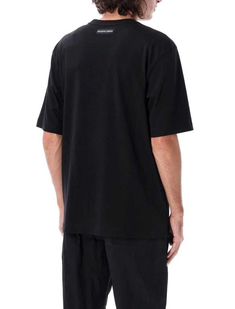 商品MARINE SERRE|ORGANIC COTTON PLAIN T-SHIRT,价格¥1207,第2张图片详细描述