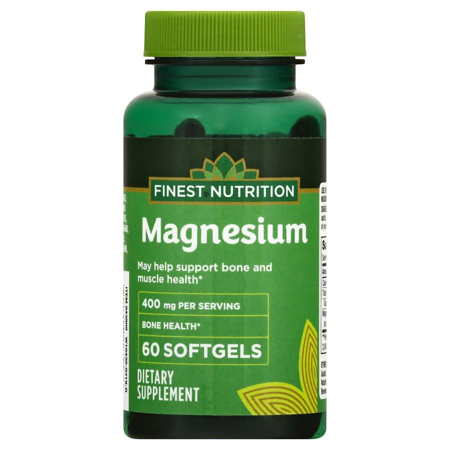 商品Finest Nutrition|Magnesium 400 mg Softgels,价格¥104,第1张图片