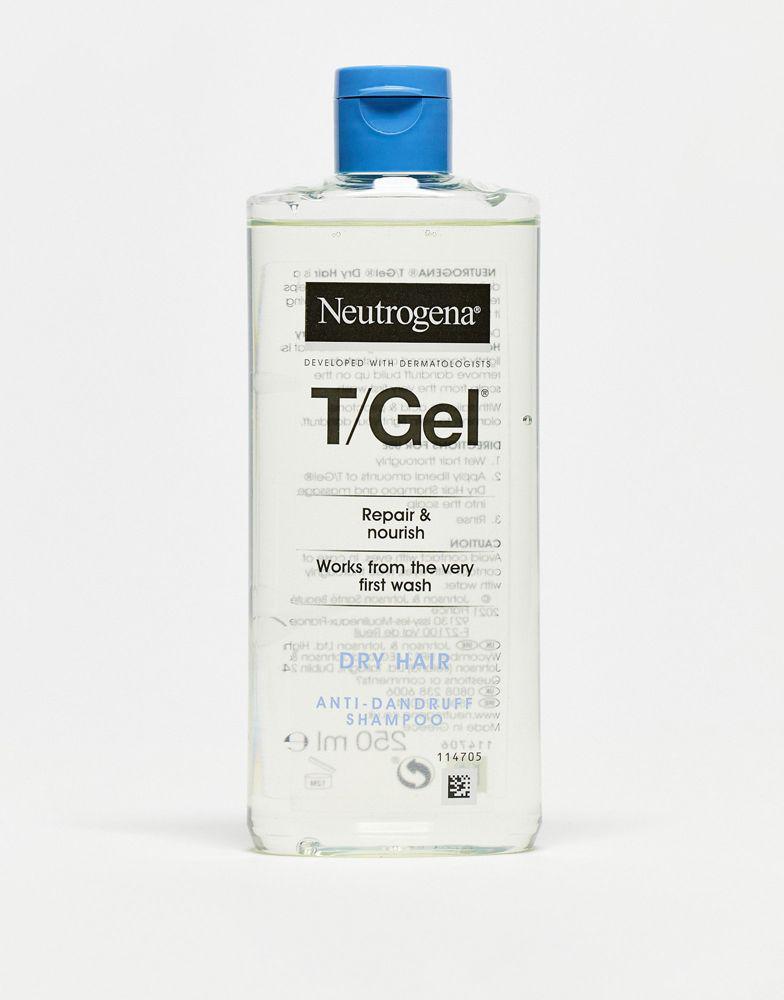 Neutrogena T/Gel 干性头发去屑洗发水 250ml商品第1张图片规格展示