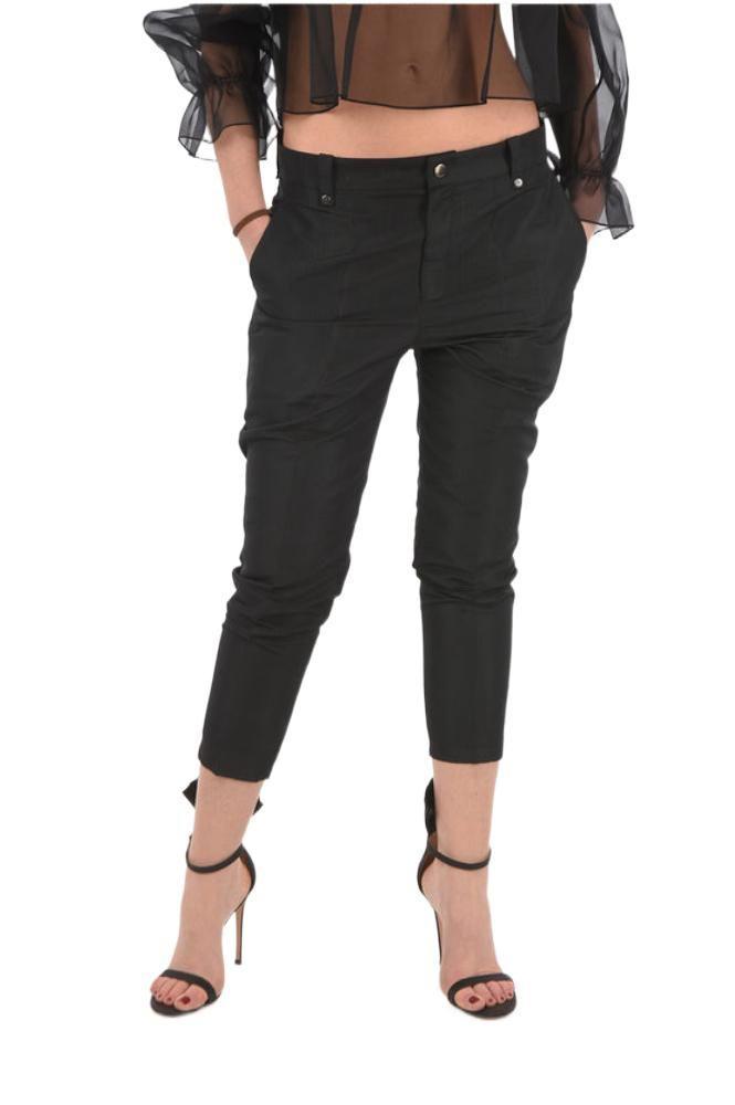 商品ROCHAS|Rochas Women's Black Other Materials Pants,价格¥6713,第1张图片