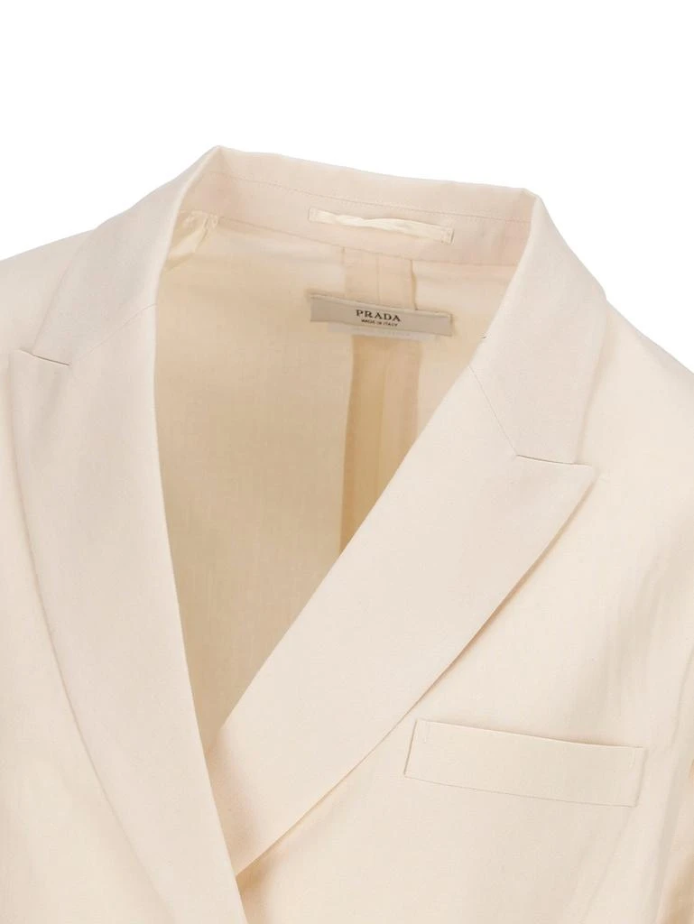 商品Prada|Prada Double-Breasted Long Sleeved Blazer,价格¥11863,第3张图片详细描述