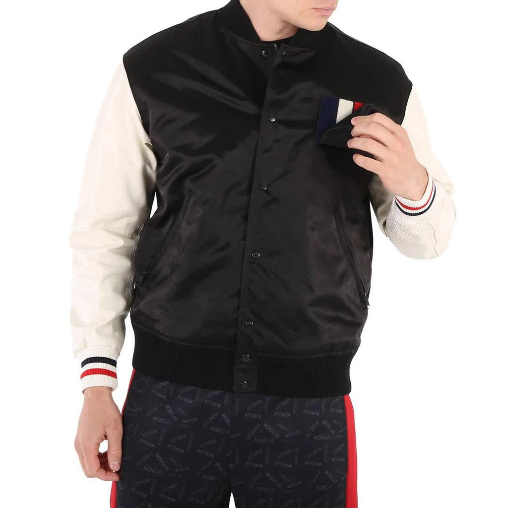 商品Moncler|Moncler Mens CNY Military Satin Bomber Jacket, Brand Size 3 (Large),价格¥5435,第2张图片详细描述