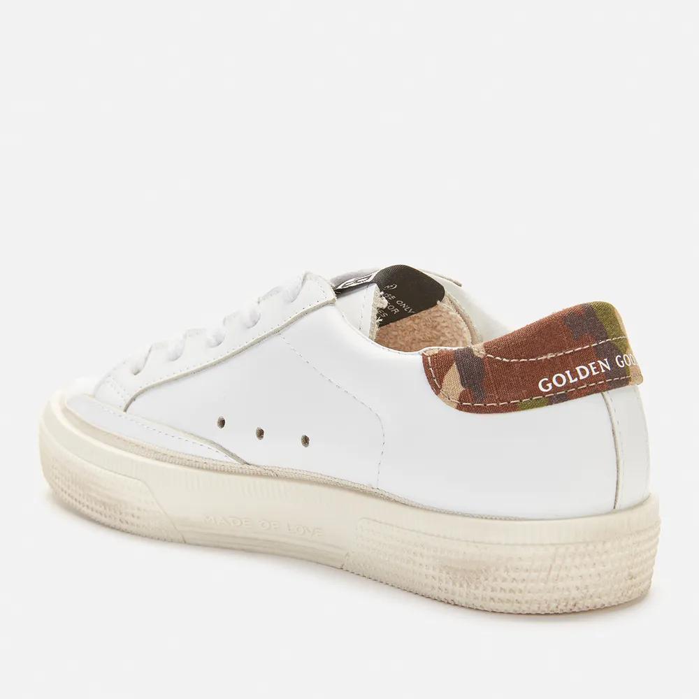 商品Golden Goose|Golden Goose Kids' Leather Upper Star And Heel Trainers,价格¥1780,第4张图片详细描述