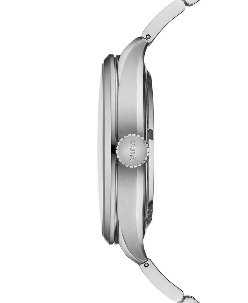 商品MIDO|Men's Swiss Automatic Multifort Chronometer Stainless Steel Bracelet Watch 42mm,价格¥10578,第2张图片详细描述
