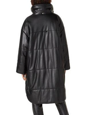 商品Nanushka|Eska Faux Leather Puffer Coat,价格¥2017,第2张图片详细描述