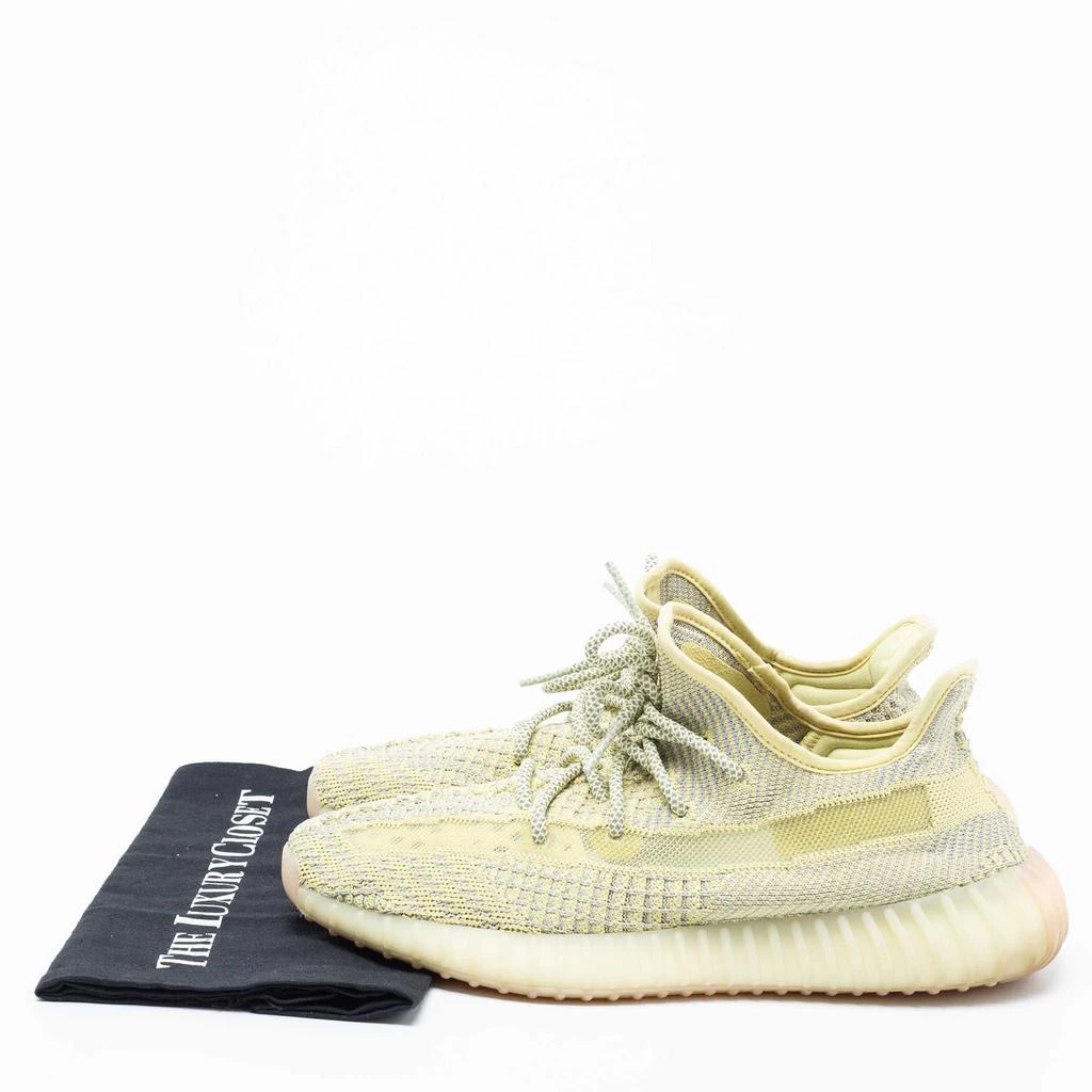 Yeezy x adidas Lime Yellow Knit Fabric Boost 350 V2 Antlia Low-Top Sneakers Size 42 2/3 商品