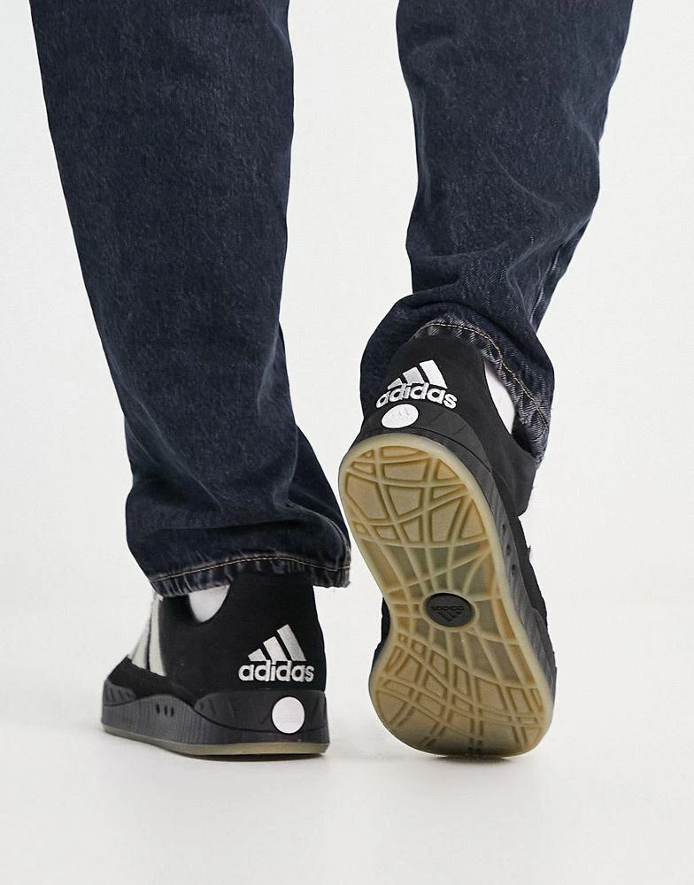 商品Adidas|adidas Originals Adimatic gum sole trainers in black and white,价格¥509,第2张图片详细描述
