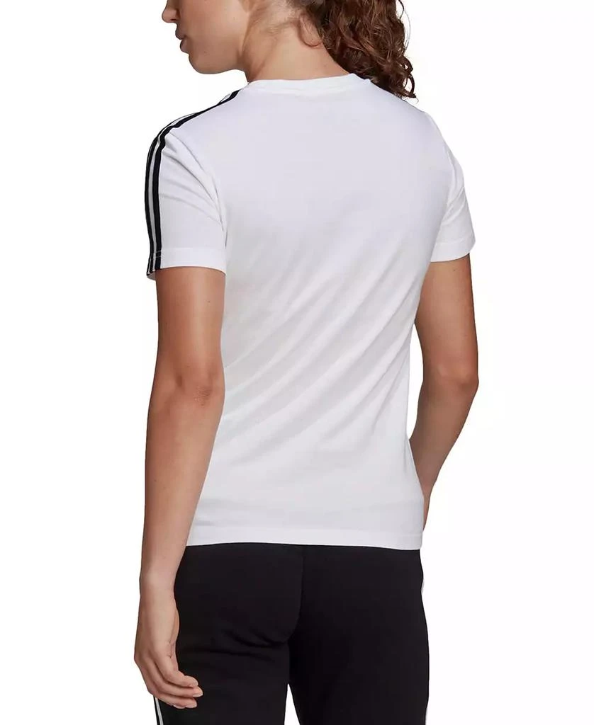 商品Adidas|Women's Essentials Cotton 3 Stripe T-Shirt,价格¥177,第2张图片详细描述