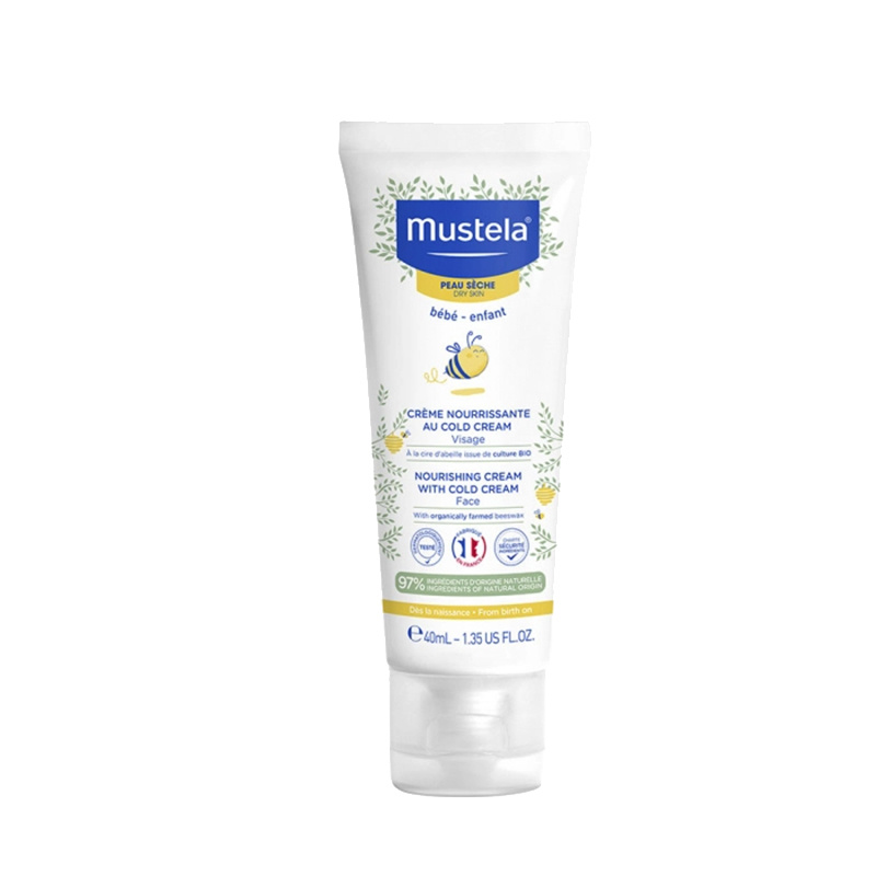 商品Mustela|Mustela妙思乐宝宝滋养修护冷霜40ml,价格¥122,第1张图片