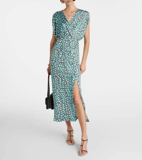 商品Diane von Furstenberg|Williams印花针织中长连衣裙,价格¥2147,第2张图片详细描述