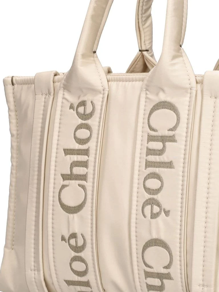 商品Chloé|Mini Woody Nylon Top Handle Bag,价格¥8637,第4张图片详细描述