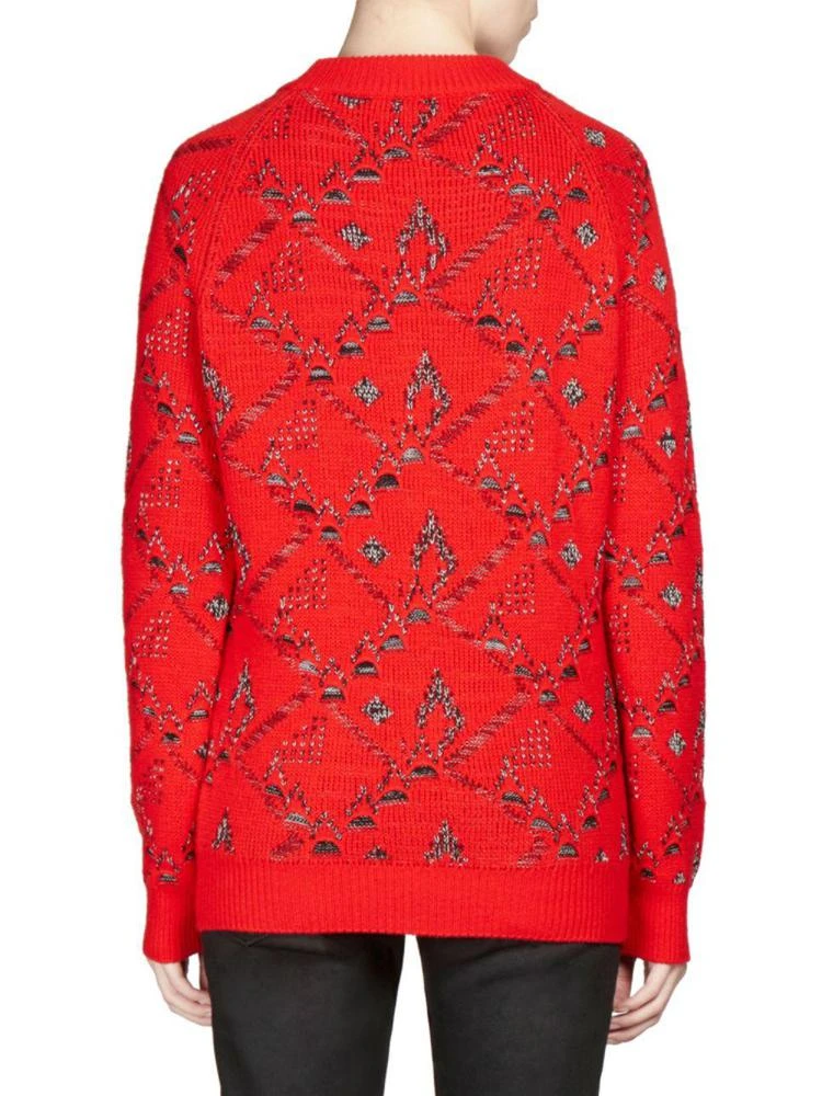 商品Yves Saint Laurent|Saint Laurent - Jacquard Tapestry Flower Sweater,价格¥4623,第2张图片详细描述
