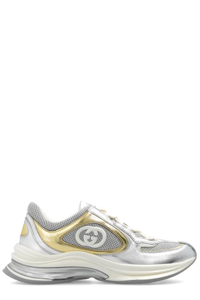 商品Gucci|Gucci Panelled Lace-Up Sneakers,价格¥7039,第1张图片