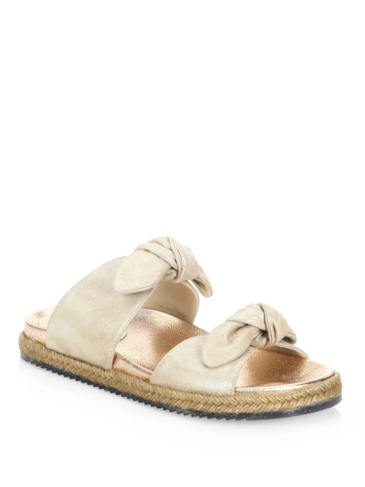 商品Jimmy Choo|Nixon Suede Espadrille Slides,价格¥1784,第1张图片