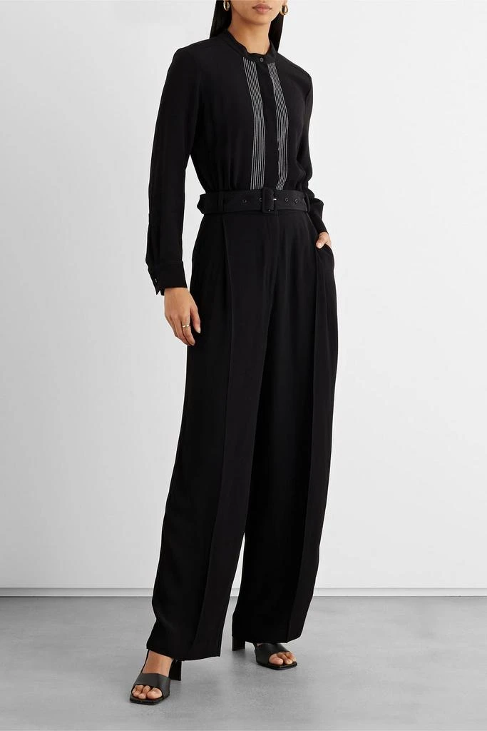 商品IRIS & INK|Rose pleated satin-crepe jumpsuit,价格¥961,第2张图片详细描述