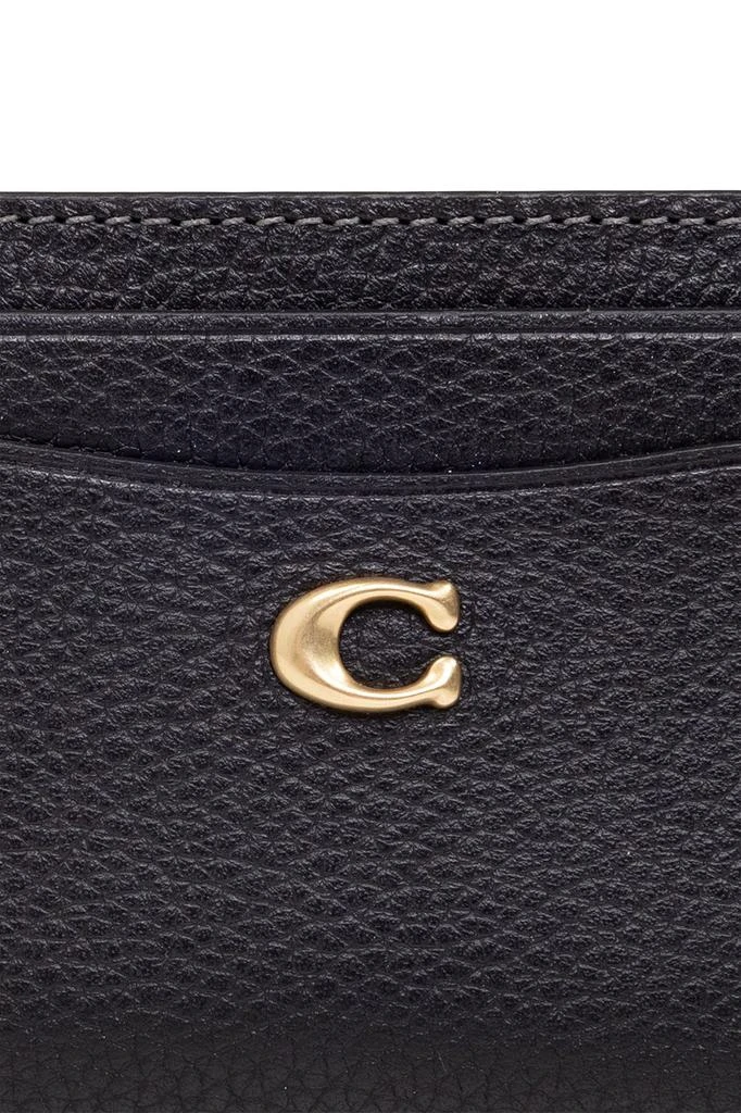 商品Coach|Coach Logo Plaque Card Case,价格¥424,第3张图片详细描述