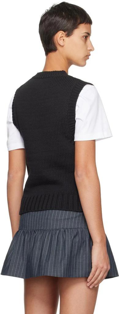 商品Ganni|Black Cropped Vest,价格¥1508,第3张图片详细描述