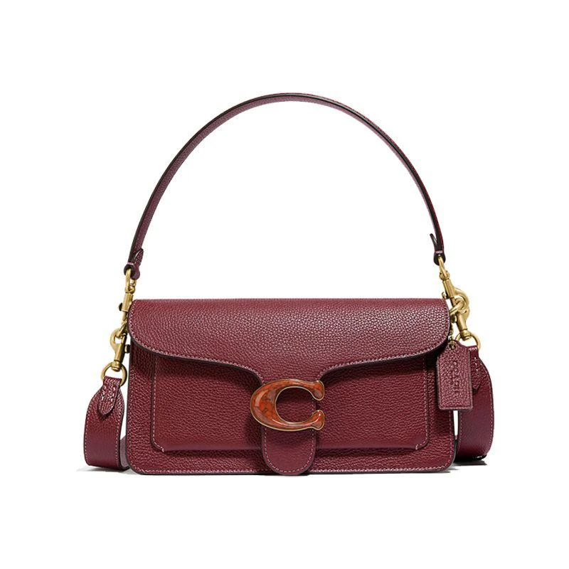 商品Coach|香港直邮Coach蔻驰女士酒红色单肩包经典款式日常百搭4607B4WN,价格¥5115,第1张图片