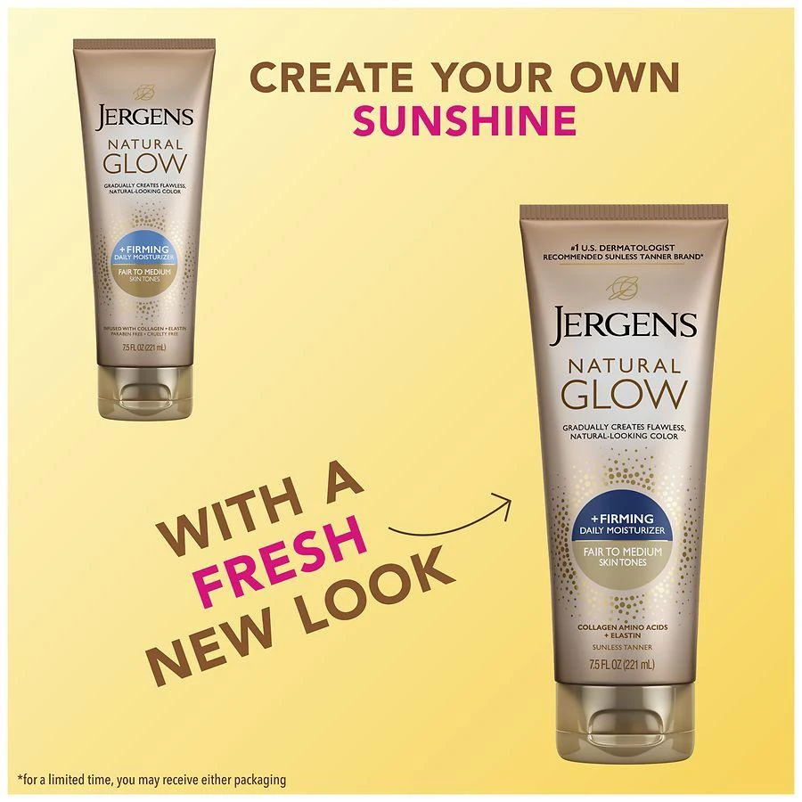 商品Jergens|Natural Glow + Firming Self Tan Lotion,价格¥98,第3张图片详细描述