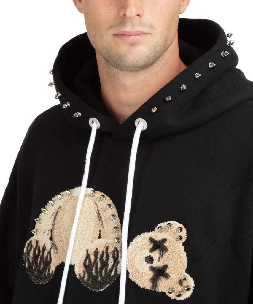 商品Palm Angels|Palm Angels Bear Punk Cotton Hoodie,价格¥5538,第3张图片详细描述