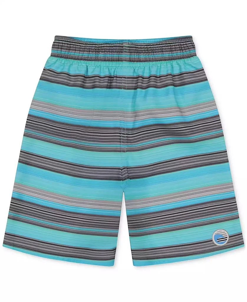 商品Laguna|Little Boys Sundown Stripe Out 2-Pc. Swim Top & Swim Trunks Set,价格¥65,第4张图片详细描述