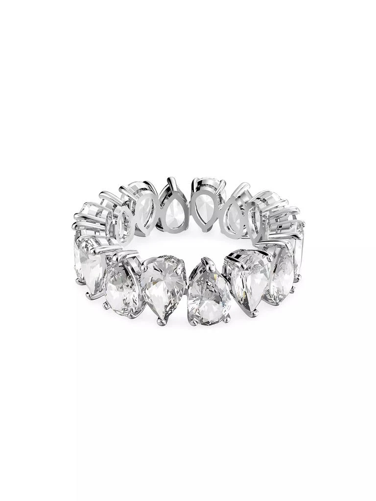 商品Swarovski|Matrix Rhodium-Plated &amp; Crystal Ring,价格¥1485,第1张图片