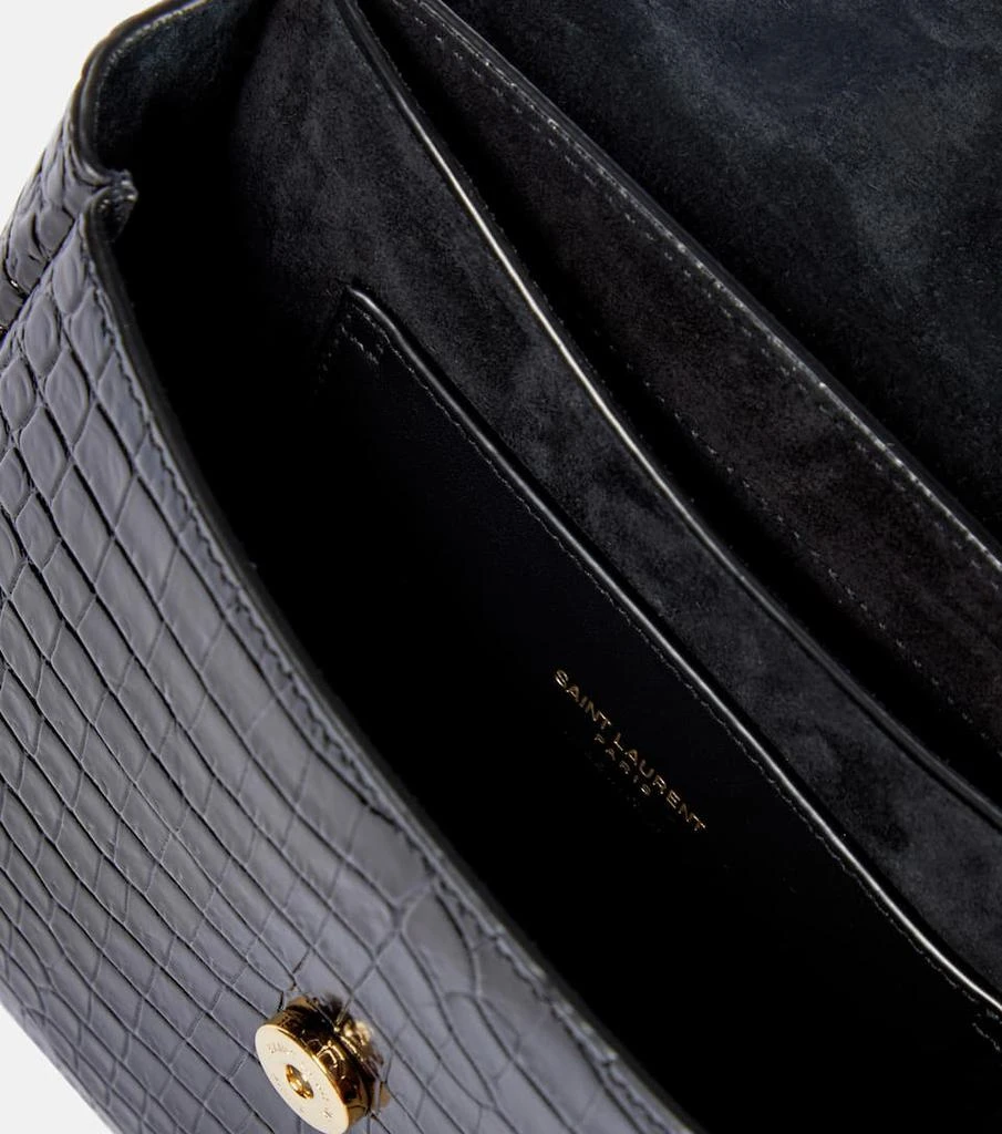 商品Yves Saint Laurent|Kaia Small croc-effect leather shoulder bag,价格¥15563,第3张图片详细描述