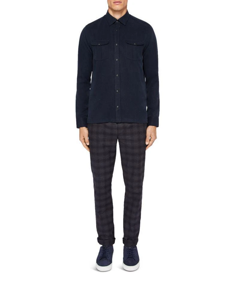 商品Ted Baker London|Ted Baker Canz Polynosic Regular Fit Button-Down Shirt,价格¥607,第3张图片详细描述