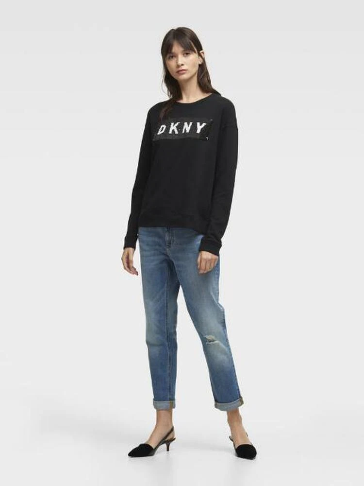 商品DKNY|Sequin Logo Sweatshirt,价格¥444,第2张图片详细描述