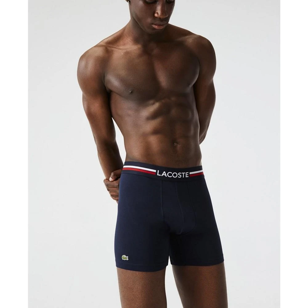 商品Lacoste|Men's Stretch Boxer Brief Set, 3-Piece,价格¥311,第2张图片详细描述