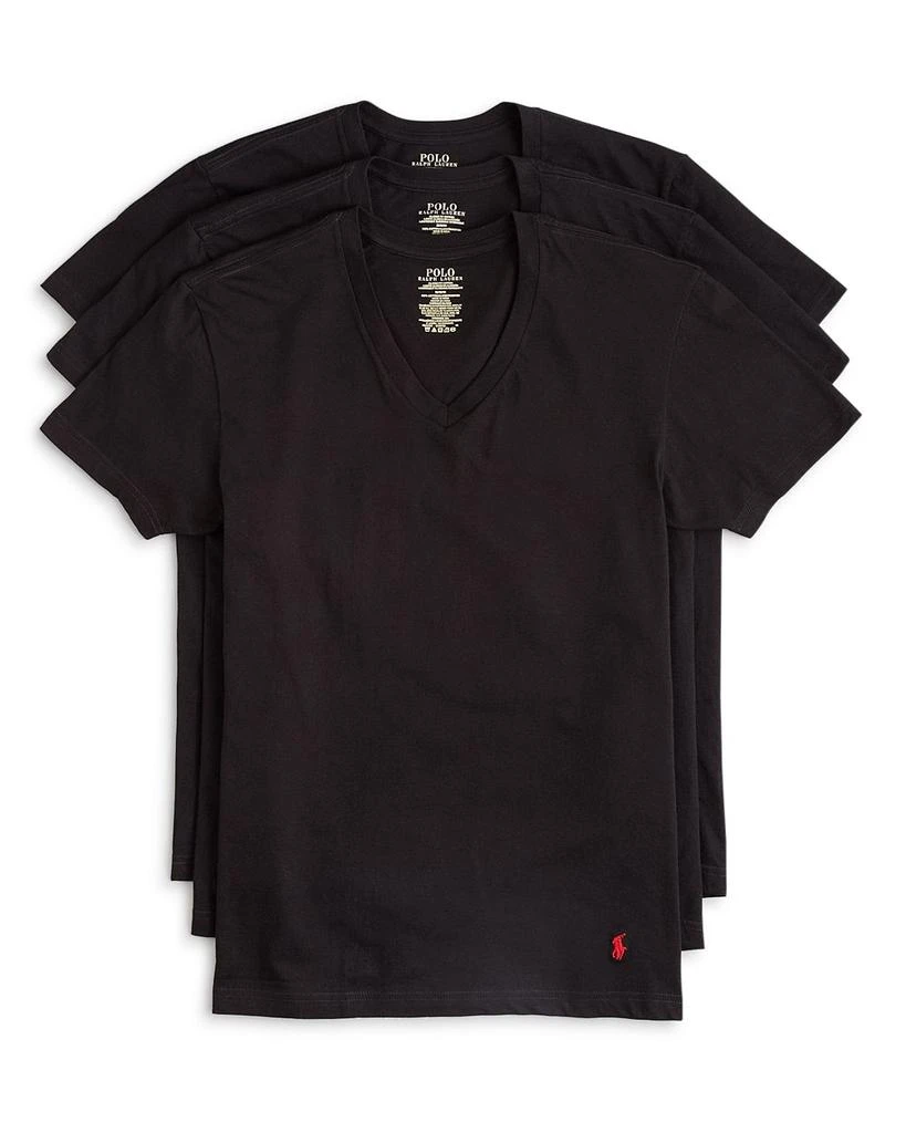 商品Ralph Lauren|男士V领T恤三件装,价格¥313,第1张图片