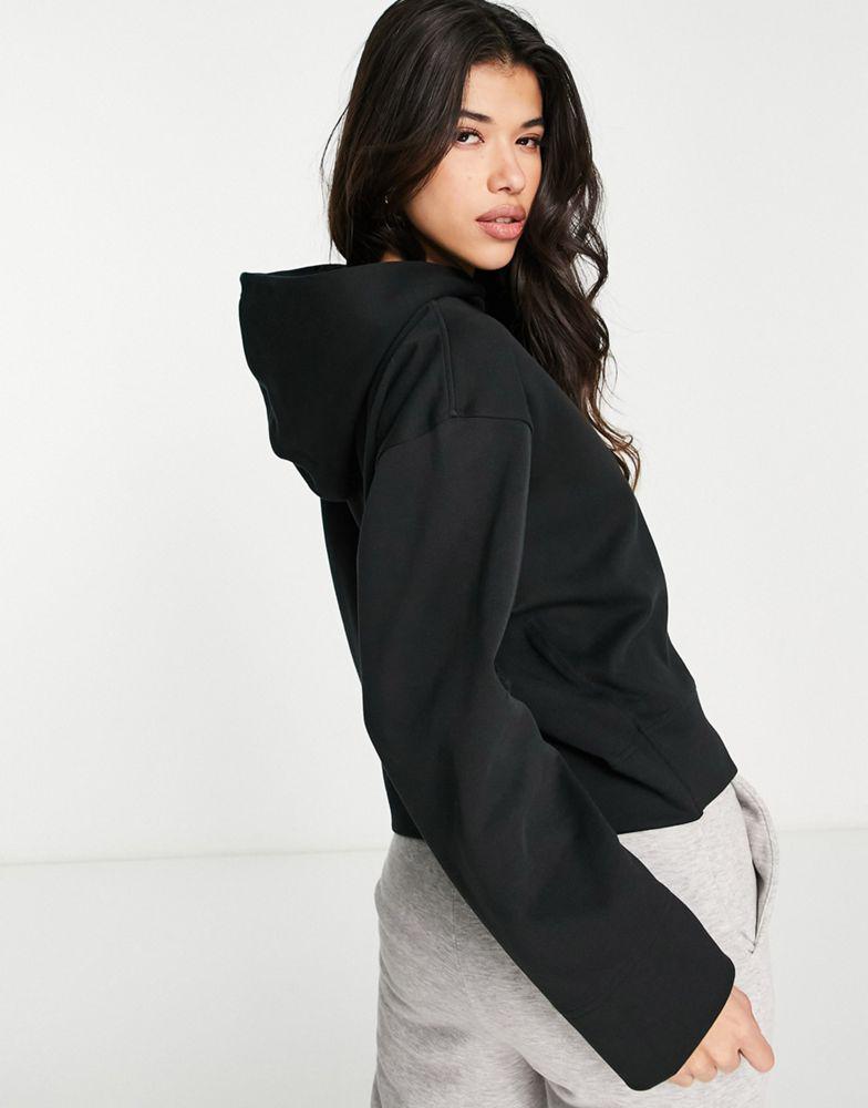 adidas Originals premium essentials hoodie in black商品第4张图片规格展示