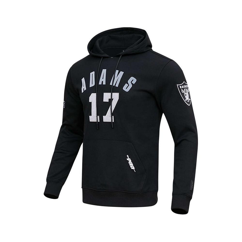 商品Pro Standard|Men's Davante Adams Black Las Vegas Raiders Player Name and Number Pullover Hoodie,价格¥859,第5张图片详细描述