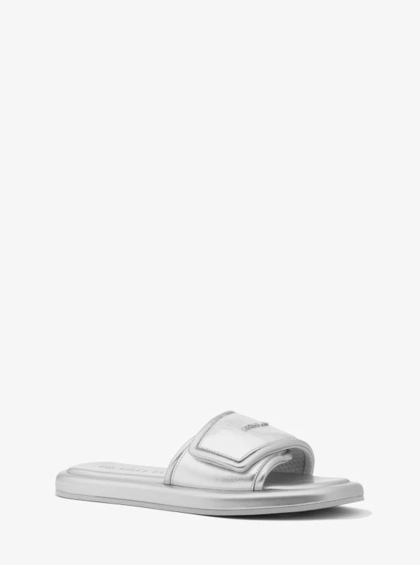 商品Michael Kors|Suki Metallic Slide Sandal,价格¥261,第1张图片