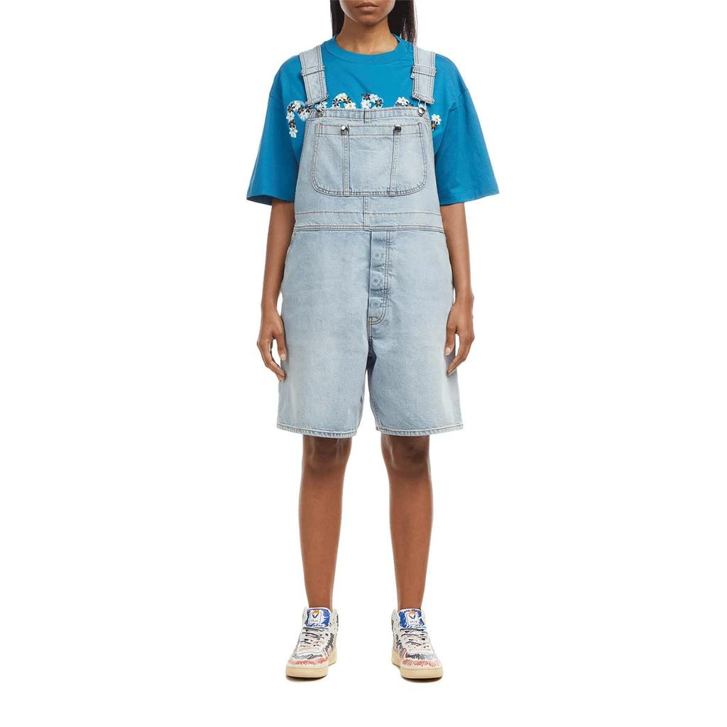 商品Marni|Daisy Bleach Denim Mini Overalls,价格¥1877,第1张图片