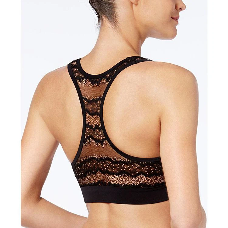 商品Calvin Klein|Black Sheer Electric Bralette QF1995,价格¥128,第2张图片详细描述