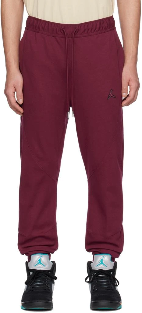 商品Jordan|Burgundy Warm Up Sweatpants,价格¥430,第1张图片