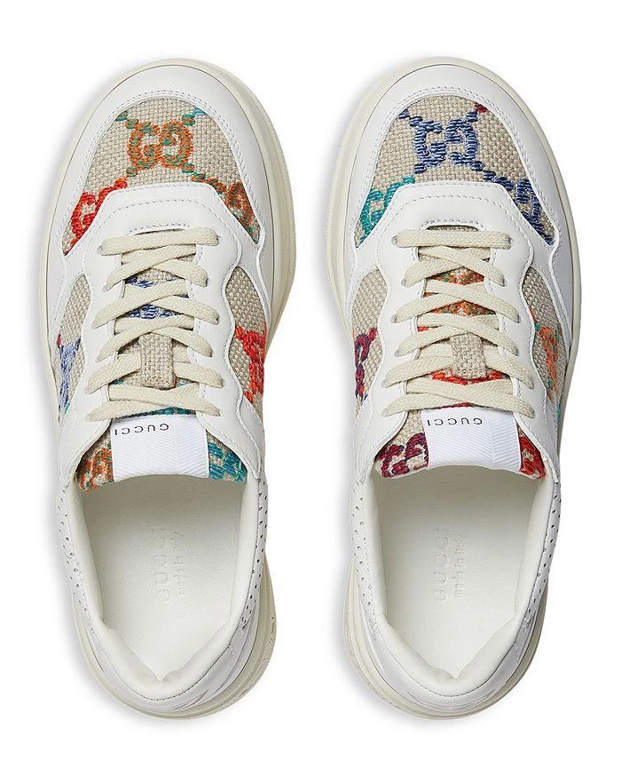 商品Gucci|Women's GG Logo Platform Low Top Sneakers,价格¥7292,第4张图片详细描述