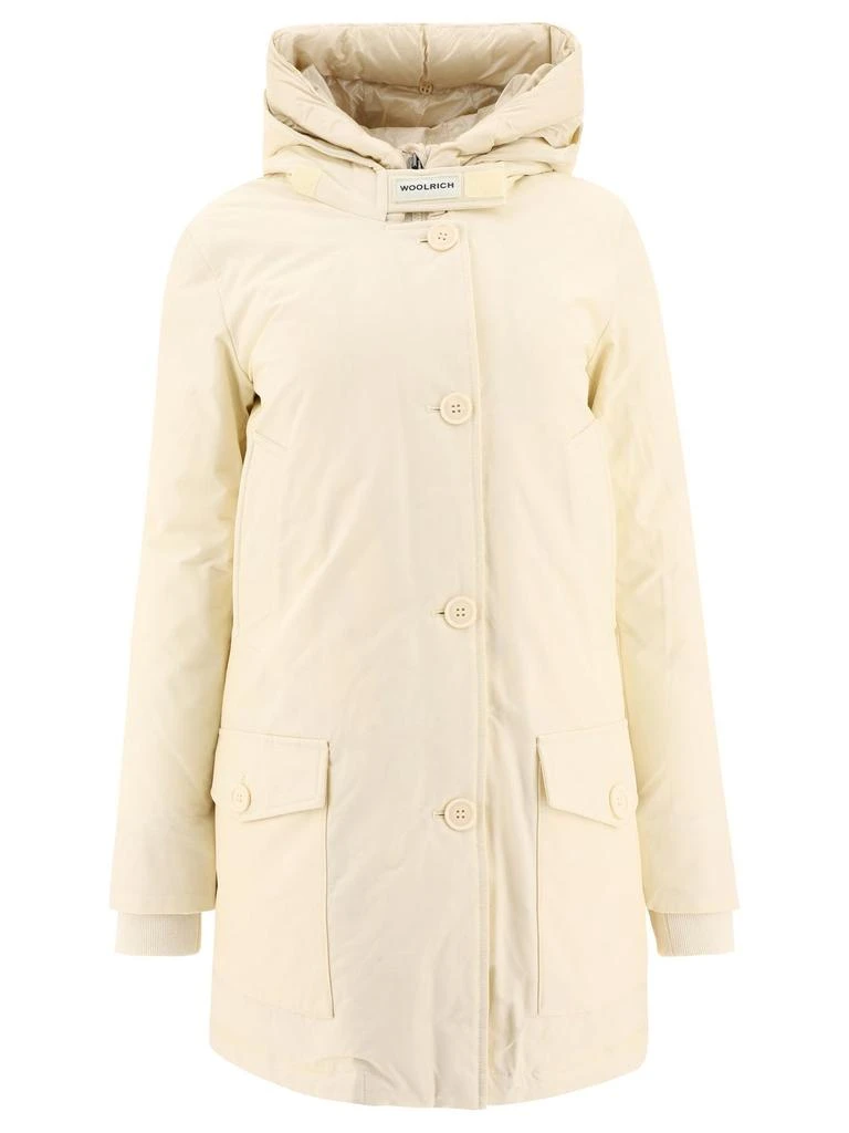 商品Woolrich|Woolrich Button-Down Hooded Padded Coat,价格¥2667,第1张图片