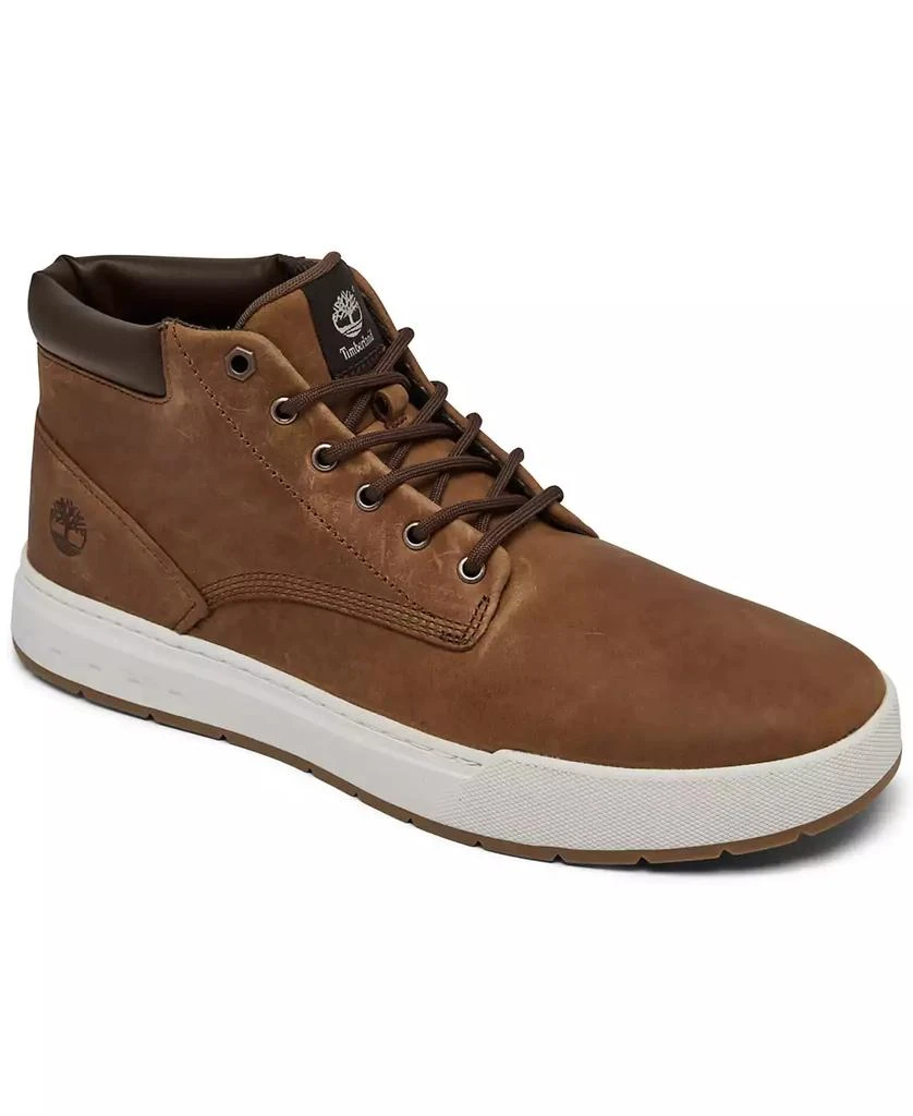 商品Timberland|Men's Maple Grove Leather Chukka Boots from Finish Line,价格¥618,第1张图片