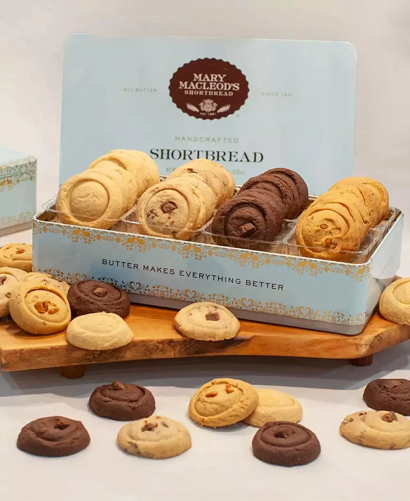 Mary Macleod's Variety Signature Cookie Tin Shortbread Cookies Gift, 24 Cookies - 1 Layer 商品