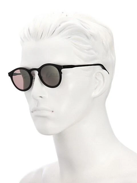商品Kyme|Miki 46mm Round Mirror Sunglasses,价格¥2447,第4张图片详细描述