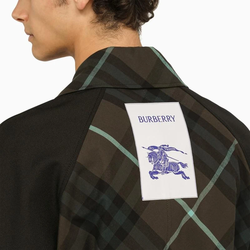商品Burberry|Dark grey canvas trench coat,价格¥22134,第4张图片详细描述