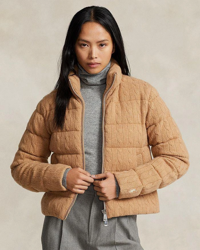 商品Ralph Lauren|Cable Knit Puffer Jacket,价格¥2384,第5张图片详细描述