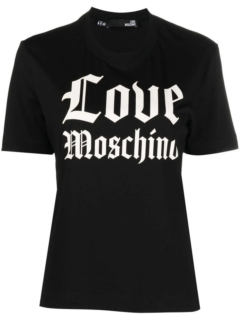 商品Love Moschino|Love Moschino T-shirts and Polos Black,价格¥932,第1张图片