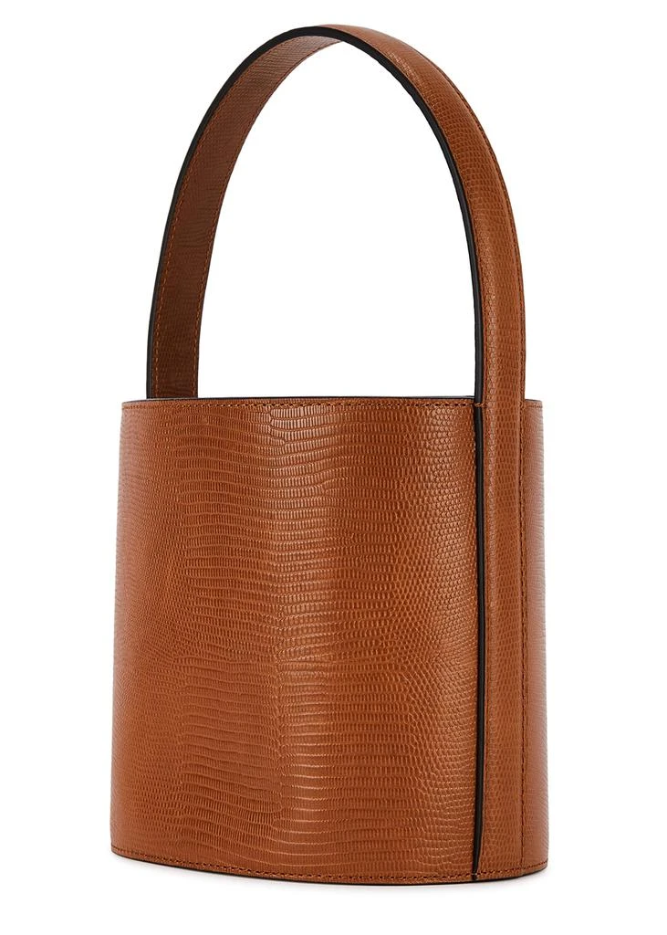 商品Staud|Bissett chestnut leather bucket bag,价格¥3376,第2张图片详细描述