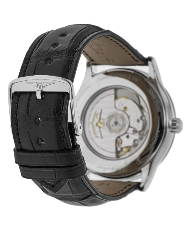 商品Longines|Longines Flagship Automatic Black Dial Leather Strap Men's Watch L4.984.4.59.2,价格¥11042,第4张图片详细描述