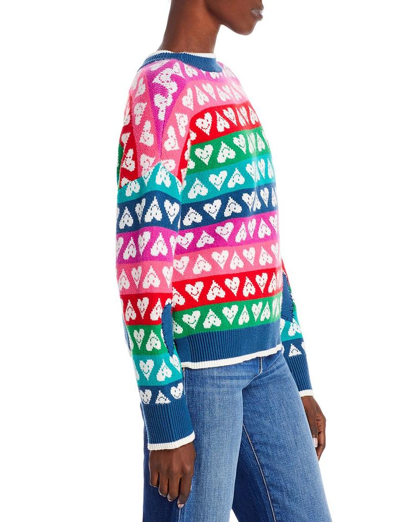 Rainbow Heart Crewneck Sweater - 100% Exclusive商品第4张图片规格展示