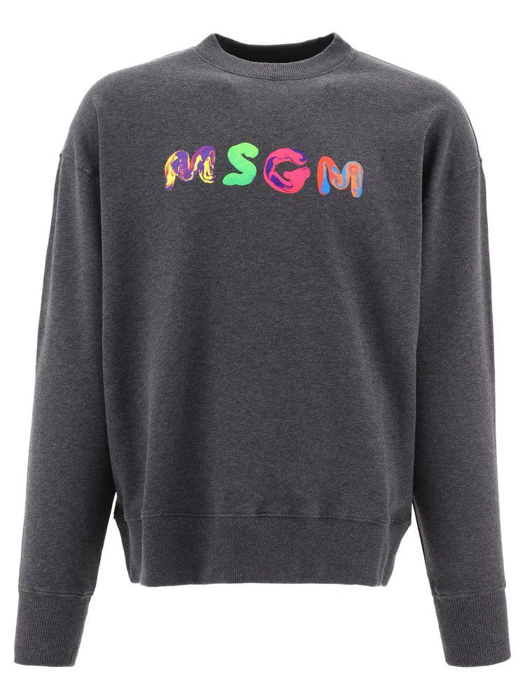 商品MSGM|MSGM Logo Printed Crewneck Sweatshirt,价格¥769,第1张图片