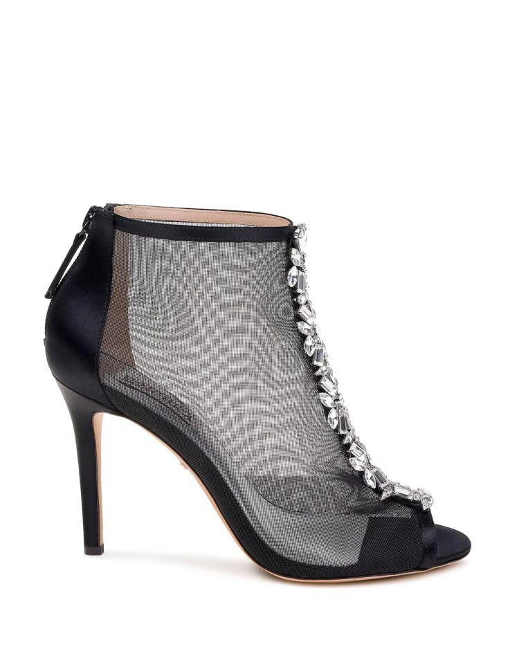 商品Badgley Mischka|Women's Moss Embellished Mesh Booties,价格¥833,第2张图片详细描述